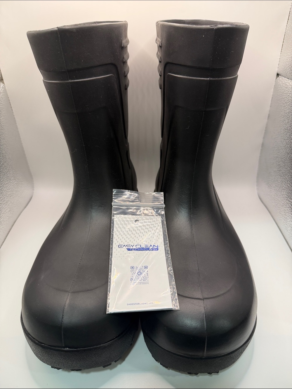 Women's Black Waterproof Winter Rain Boots